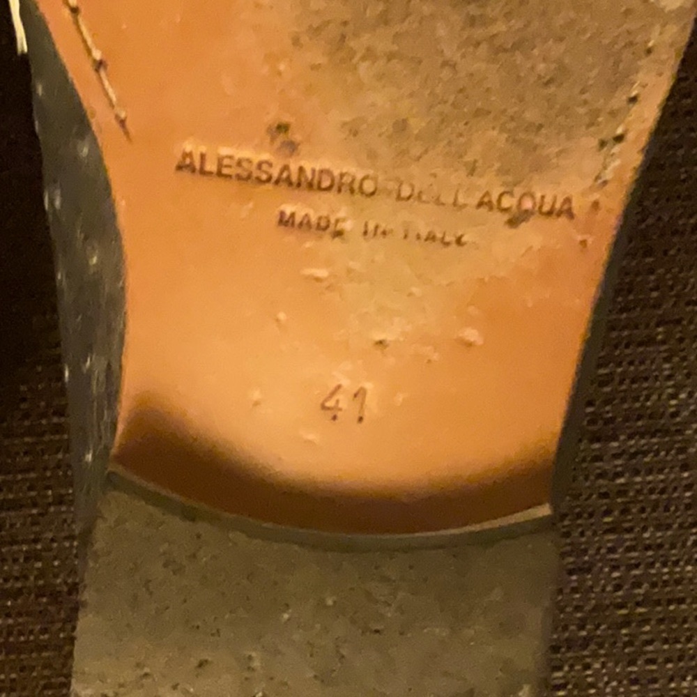 Alessandro Dell’ Acqua leather loafers 41 EU/8 US - Picture 7 of 8